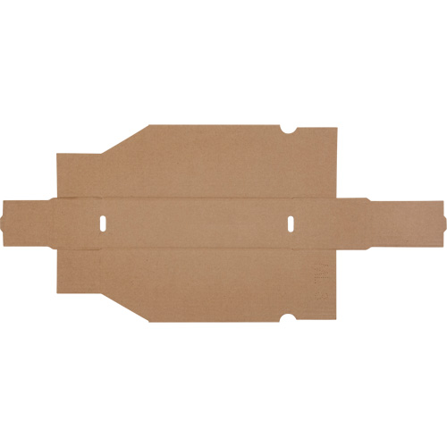 Boîtes profondes en carton ondul&eacute;, 2-7/8" la x 11-1/4" p x 4-1/2" h, Beige Superchem Industries
