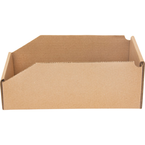 Boîtes profondes en carton ondul&eacute;, 5-3/4" la x 11-1/4" p x 4-1/2" h, Beige Superchem Industries