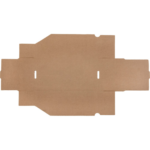 Boîtes profondes en carton ondul&eacute;, 5-3/4" la x 11-1/4" p x 4-1/2" h, Beige Superchem Industries