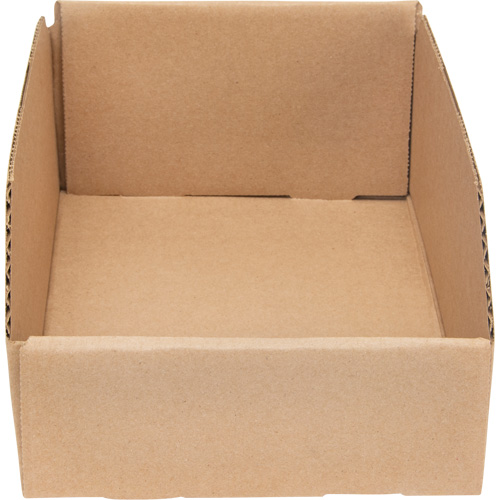Boîtes profondes en carton ondul&eacute;, 7-5/8" la x 11-5/16" p x 4-1/2" h, Beige Superchem Industries