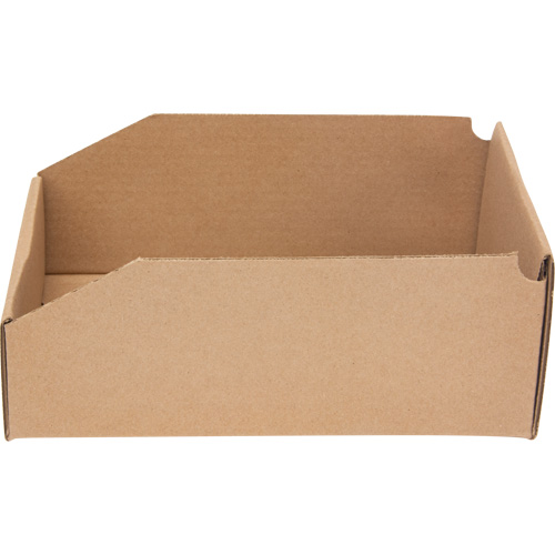 Boîtes profondes en carton ondul&eacute;, 7-5/8" la x 11-5/16" p x 4-1/2" h, Beige Superchem Industries