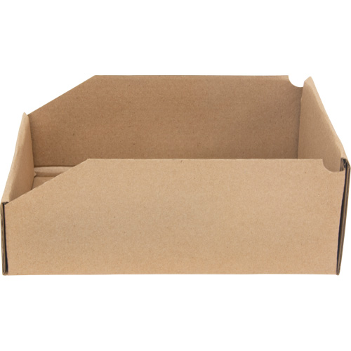 Boîtes profondes en carton ondul&eacute;, 8-3/4" la x 11-1/4" p x 4-1/2" h, Beige Superchem Industries