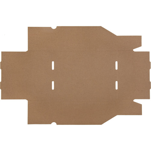Boîtes profondes en carton ondul&eacute;, 8-3/4" la x 11-1/4" p x 4-1/2" h, Beige Superchem Industries