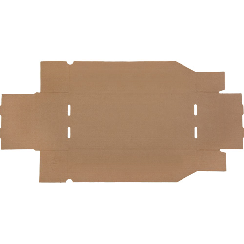Deep Corrugated Parts Bins, 7-3/4" W x 17-1/4" D x 4-1/2" H, Beige Superchem Industries