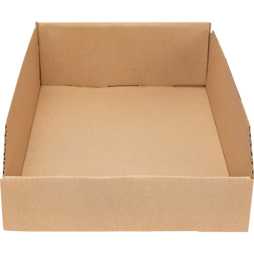 Boîtes profondes en carton ondul&eacute;, 11-3/4" la x 17-1/4" p x 4-1/2" h, Beige Superchem Industries