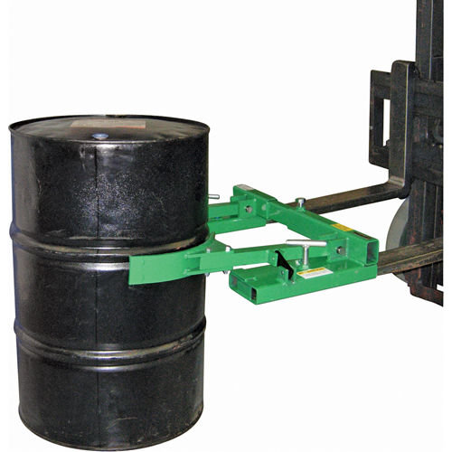 Manipulateur de baril m&eacute;canique Auto-Grip actionn&eacute; par gravit&eacute;, Pour 30 - 85 gal. US (25 - 70 gal. imp.) Superchem Industries