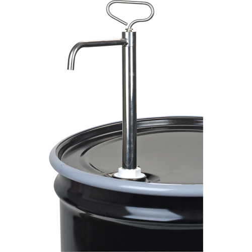 Pompe de type &agrave; tirer pour baril, Pour 5-55 gal., 8 oz/course Superchem Industries