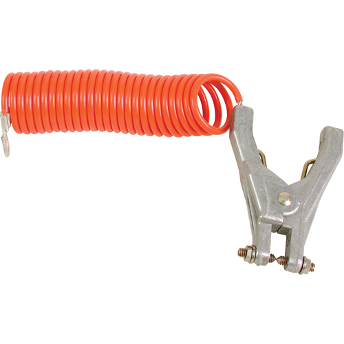 Coiled Grounding Clamps, 120" Long Superchem Industries