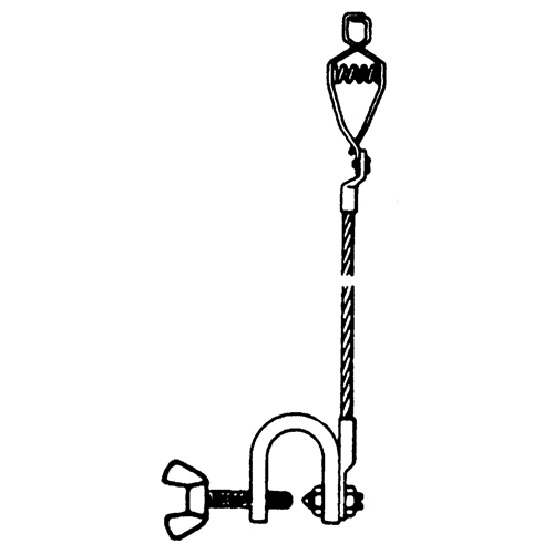 Light-Duty Bonding & Grounding Wire Assemblies - Alligator Clip & Small C-Clamps Superchem Industries