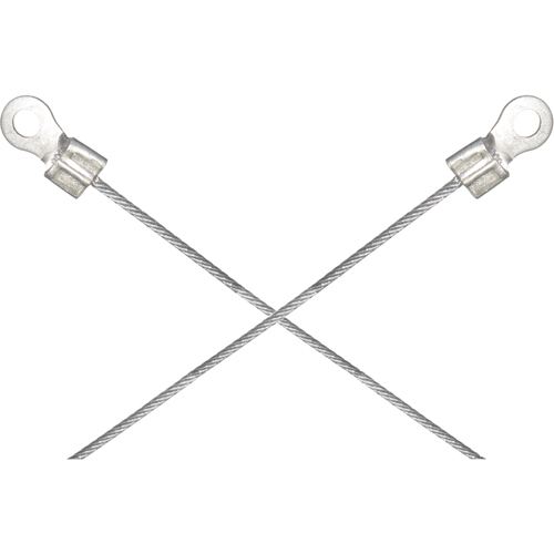 Assemblages l&eacute;gers de cables de masse et de mise &agrave; la terre - Deux raccordements a/borne d'extr&eacute;mit&eacute; de 1/4" Superchem Industries