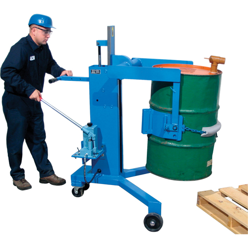 Basculeur - palettiseurs pour barils, 55 gal. US (45 gal. imp.) Superchem Industries