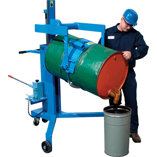 Basculeur - palettiseurs pour barils, 55 gal. US (45 gal. imp.) Superchem Industries