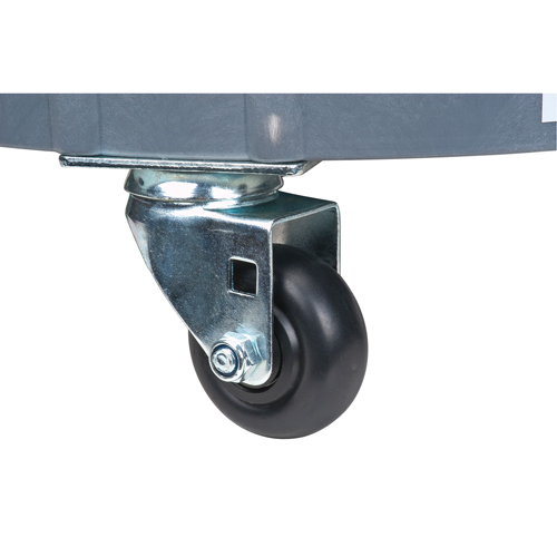 Leak Containment Drum Dolly, 24.25" dia. X 7.625" H, 1.5 US Gal. Spill Cap. Superchem Industries