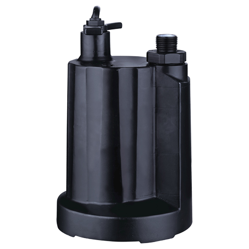 Submersible Utility Pump, 1/3 HP, 2160 GPH, 115 V, 4 A Superchem Industries