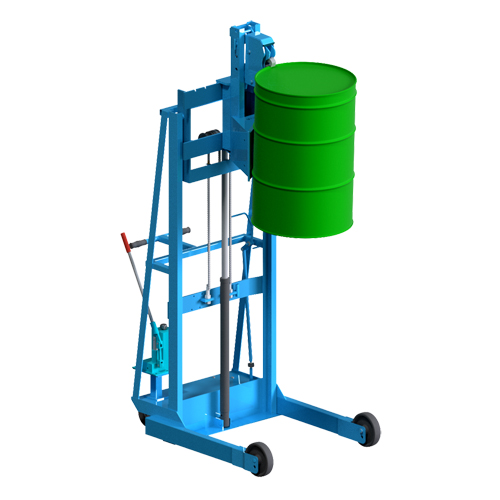 Vertical-Lift MORSPEED Drum Stacker, For 30 - 85 US Gal. (25 - 70 Imperial Gal.) Superchem Industries
