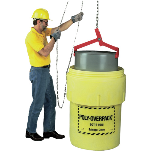 L&egrave;ve-baril, Baril de 85 gal. US (70 gal. imp.), Capacit&eacute; 1000 lb/454 kg Superchem Industries