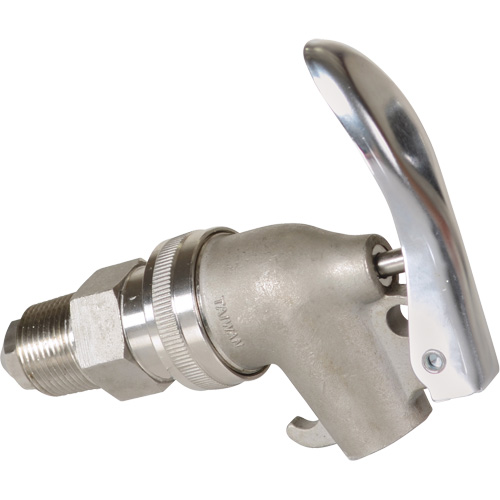 Manual Drum Faucet, Stainless Steel, 3/4" NPT Superchem Industries