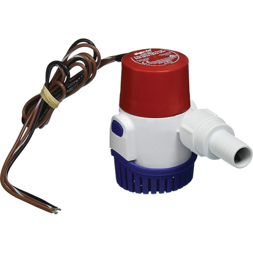 Pompe de cale avec capteur &eacute;lectronique de s&eacute;rie S, 500 gal./h, 12 V Superchem Industries