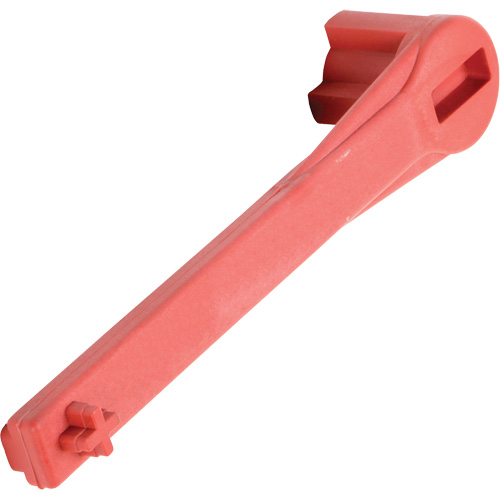 Single Ended Specialty Bung Nut Wrench, 1-1/4" Opening, 8" Handle, Non-Sparking Nylon Superchem Industries