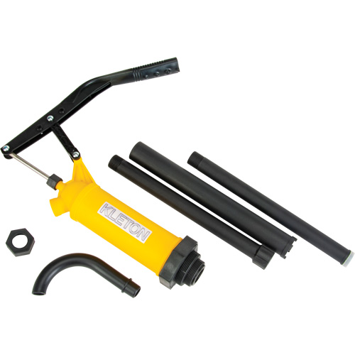 Lever-Type Drum Pump, Polypropylene, 14 oz./Stroke, Fits 5-55 Gal. Superchem Industries