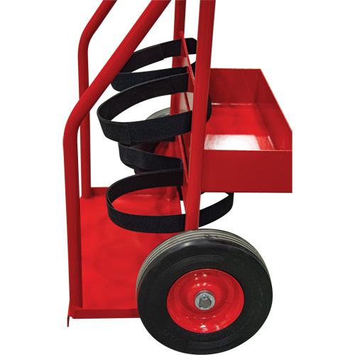 Chariot de prevention d'incendie pour travaux &agrave; chaud, Roues Semi-pneumatique, Base de 17,75" la x 8,9" lo, 100 lb Superchem Industries