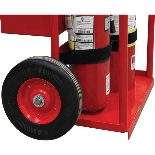 Chariot de prevention d'incendie pour travaux &agrave; chaud, Roues Semi-pneumatique, Base de 17,75" la x 8,9" lo, 100 lb Superchem Industries