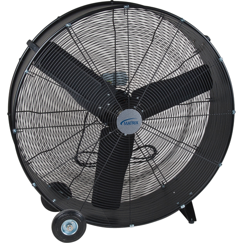 Light Industrial Direct Drive Drum Fan, Industrial, 2 Speed, 36" Diameter Superchem Industries