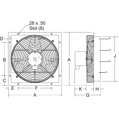 Ventilateurs d'&eacute;vacuation &agrave; volets Superchem Industries
