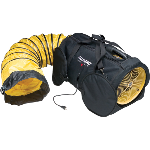 Ventilateurs axiaux  Air Bag , 1/2 CV, 1800 pi³/min Superchem Industries
