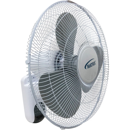 Ventilateur mural oscillant, Commercial, Dia 16", 3 vitesses Superchem Industries