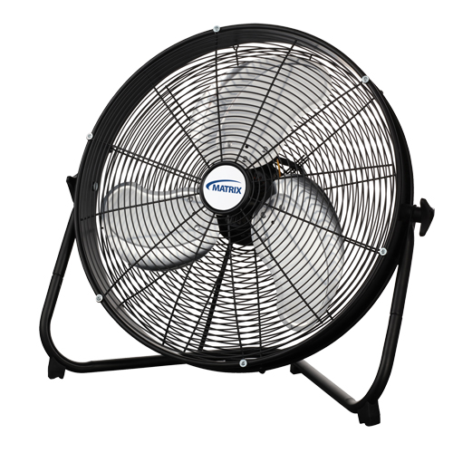 Ventilateur de plancher &agrave; haute v&eacute;locit&eacute;, Commercial, 3 vitesses, Diam&egrave;tre de 20" Superchem Industries