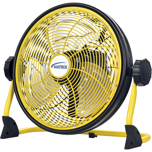 Rechargeable Indoor/Outdoor Fan with USB port, Commercial, Variable Speed, 12" Diameter Superchem Industries