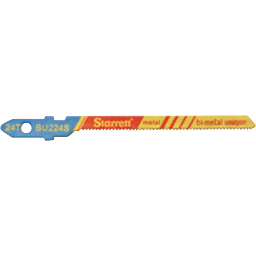 Lames pour scie sauteuse Unified Shank, Bim&eacute;tal, 4" lo, 24 dents par pouce Superchem Industries