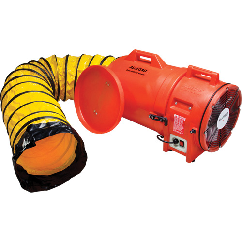Souffleur avec contenant & conduite, 1 CV, 1842 pi³/min Superchem Industries