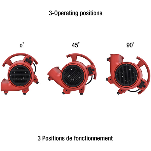 Appareil de ventilation, 550 pi³/min Superchem Industries