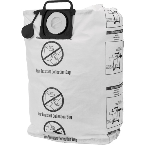 Sacs pour aspirateur r&eacute;sistant &agrave; la d&eacute;chirure pour la collecte de d&eacute;bris secs, 12 - 20 gal. US Superchem Industries