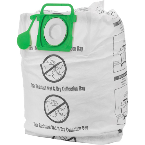 Tear-Resistant Wet/Dry Collection Vacuum Bags, 5 - 10 US gal. Superchem Industries