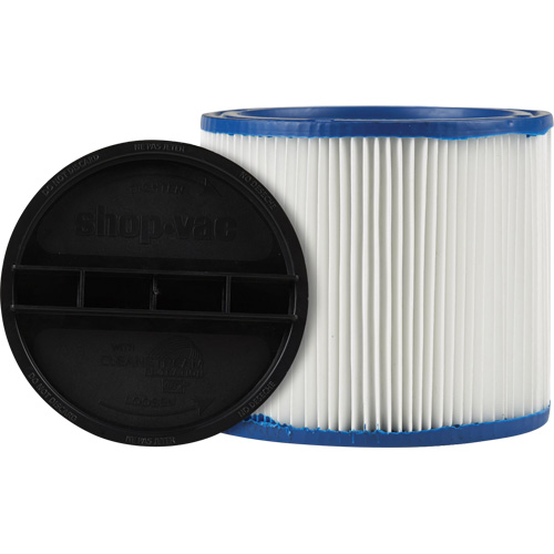 CleanStream&reg; Gore&reg; Wet/Dry Vacuum Filter, Cartridge/Hepa, Fits 5 US gal. Superchem Industries