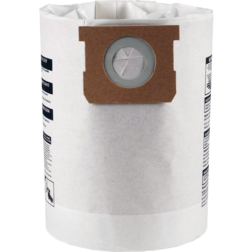 Sacs filtrants pour d&eacute;bris secs jetables de type E, 5 - 8 gal. US Superchem Industries
