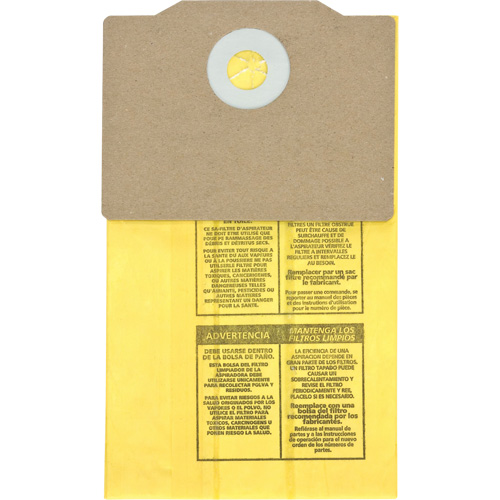 Genuine Back Pack Vacuum Collection Filter Bags, 1.75 US gal. Superchem Industries