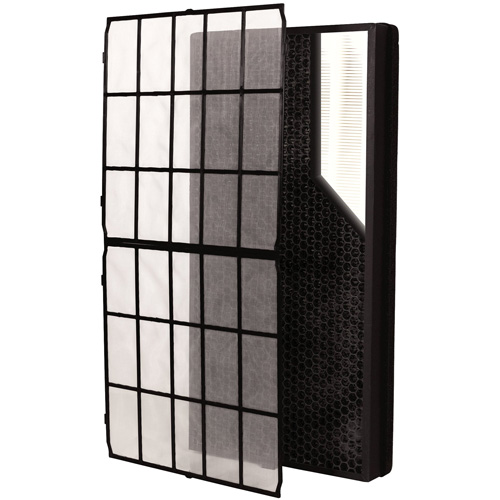 Filtre HEPA/carbone pour purificateur d'air AeraMax SV avec pr&eacute;-filtre, Boîte, MERV 13, 11,56" la x 2,38" p x 23,25" h Superchem Industries