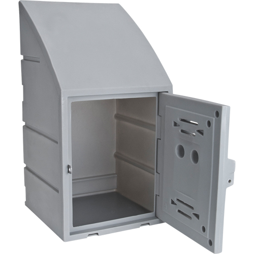 Locker, 15" x 15" x 31", Grey, Assembled Superchem Industries