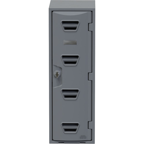 Locker, 12" x 15" x 36", Grey, Assembled Superchem Industries