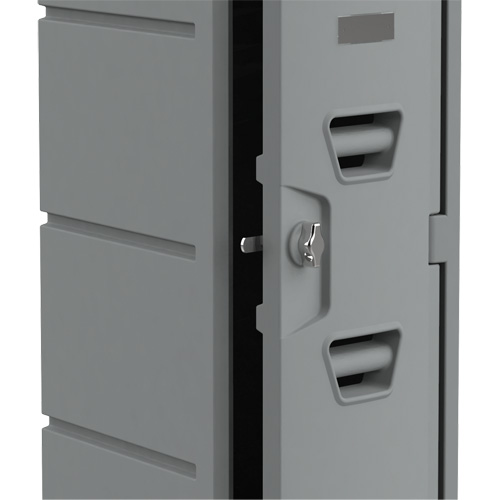 Locker, 12" x 15" x 36", Grey, Assembled Superchem Industries
