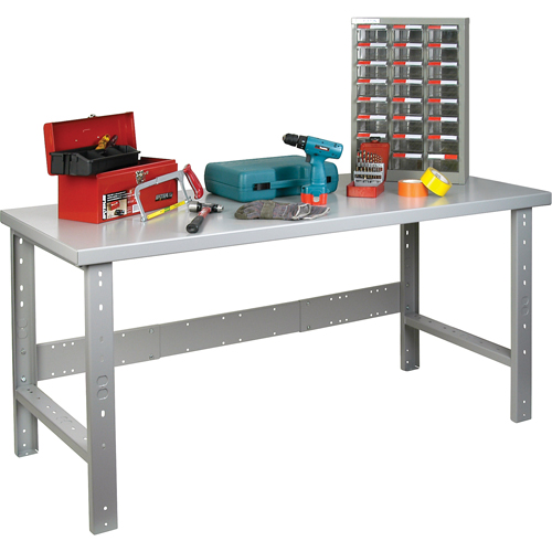 &eacute;tabli pr&eacute;conçu, 72" la x 30" p x 34" h, Capacit&eacute; 2500 lb Superchem Industries