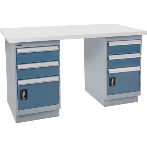 &eacute;tabli pr&eacute;conçu, 72" la x 30" p x 34" h, Capacit&eacute; 2500 lb Superchem Industries