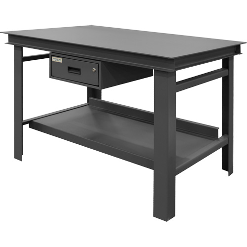 Extra Heavy-Duty Workbench, 60" W x 36" D x 34" H, 14000 lbs. Capacity Superchem Industries