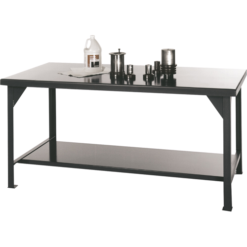 Tables d'atelier, Acier Surface, 48" la x 30" p x 34" h Superchem Industries