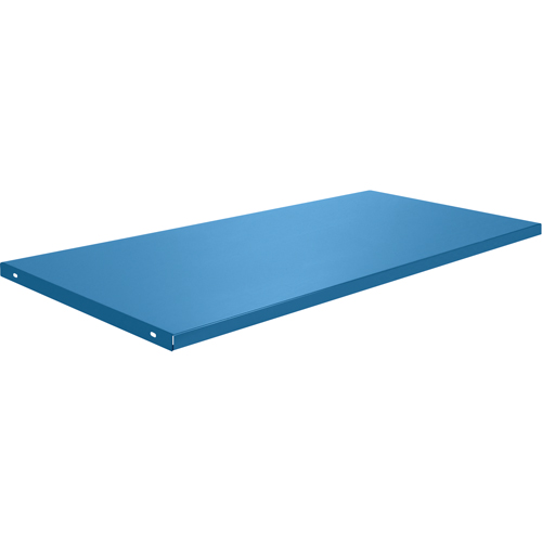 Cabinet Workbench - Shelves, 58 3/4" x 300 lbs. Capacity, Steel, Blue Superchem Industries