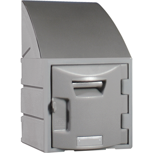 Locker, 12" x 15" x 25", Grey, Assembled Superchem Industries